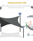 Waterproof Triangle Shade Sail