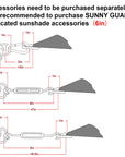 Breathable Right Triangle Shade Sail