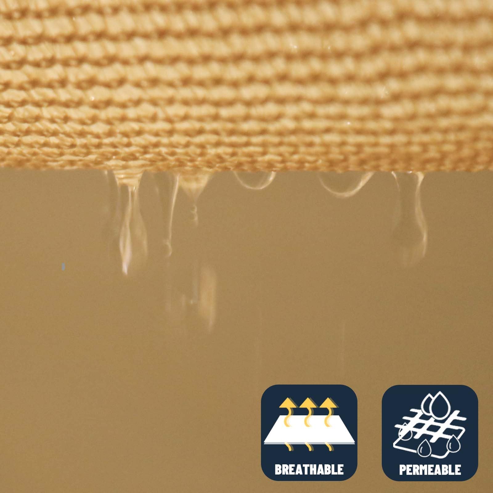 Breathable Triangle Shade Sail