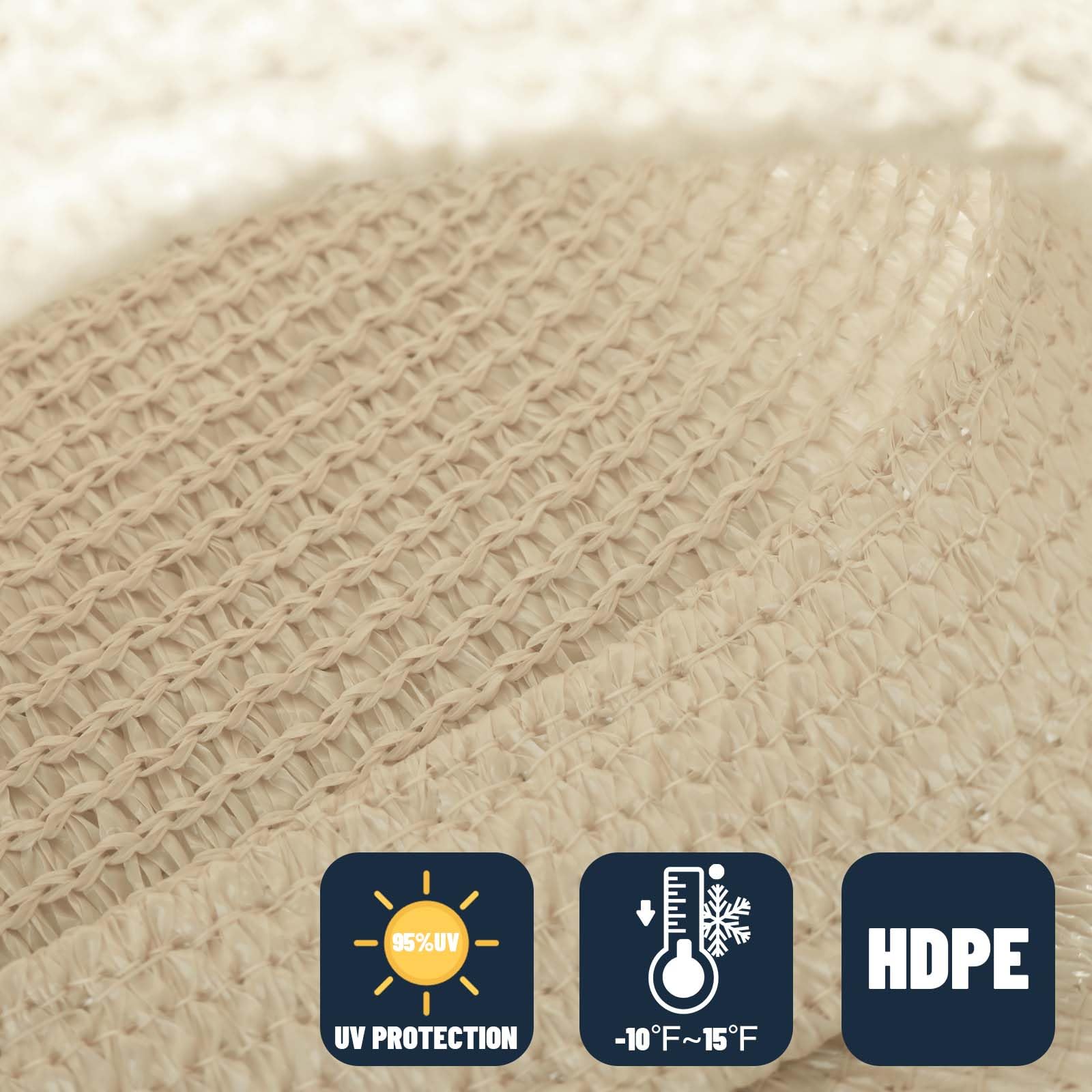 Breathable Triangle Shade Sail