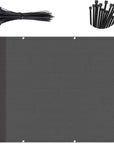 SUNNY GUARD Dark Grey Balcony Deck Privacy Screen Fence