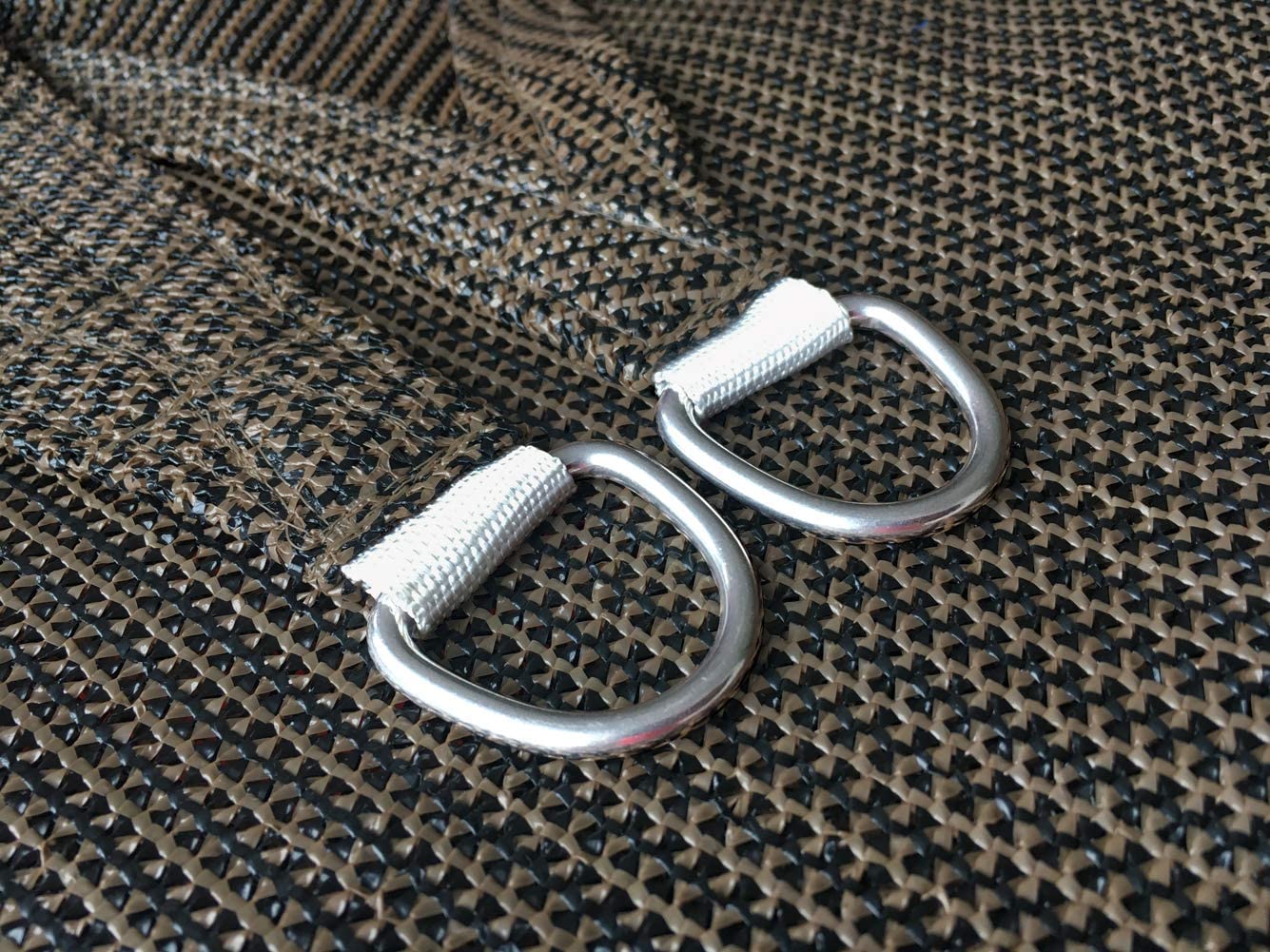 SUNNY GUARD Brown Sun Shade Sail UV Block Detail