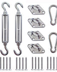 SUNNY GUARD Shade Sail Hardware Kit for Rectangle