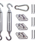 SUNNY GUARD Shade Sail Hardware Kit for Triangle