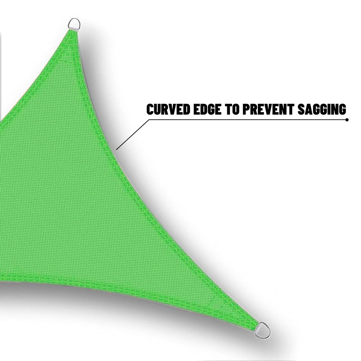 Waterproof Triangle Shade Sail for Backyard Yard Deck Patio Garden Out ...
