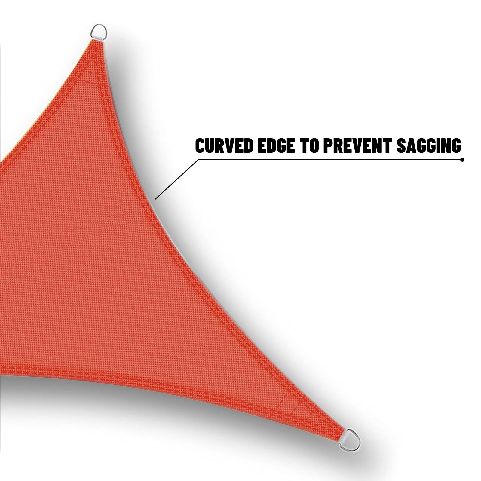 Waterproof Triangle Shade Sail for Backyard Yard Deck Patio Garden Outdoor