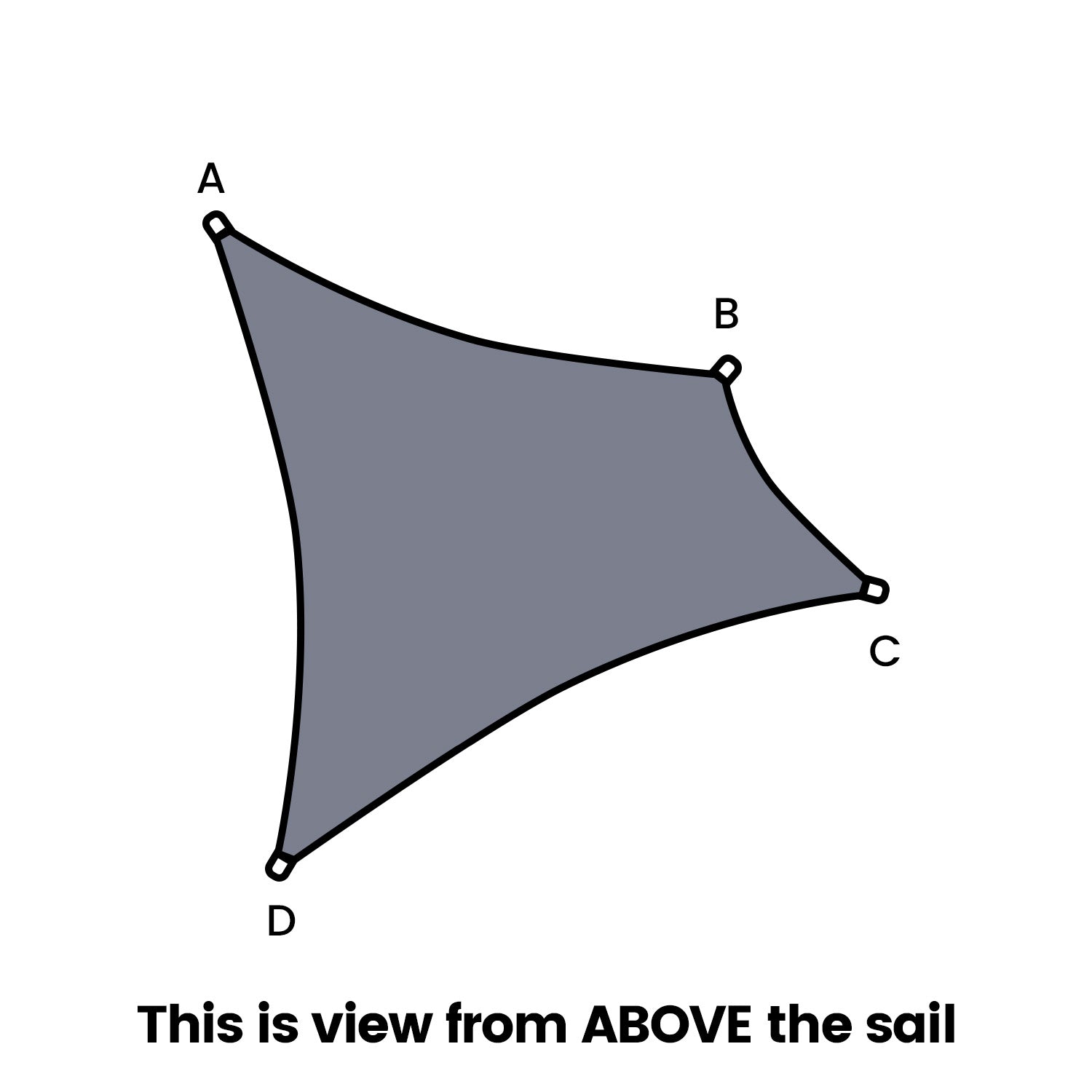 Custom-Made Trapeze Shade Sail