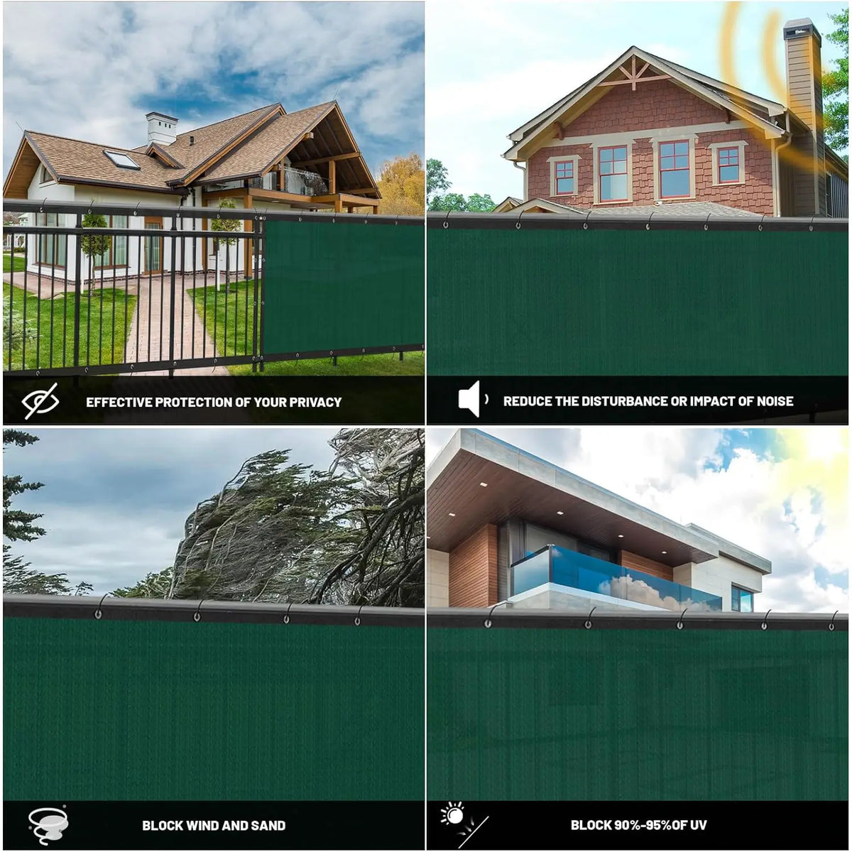 Fence Vision Screen Privacy Fence Screen – SUNNY GUARD