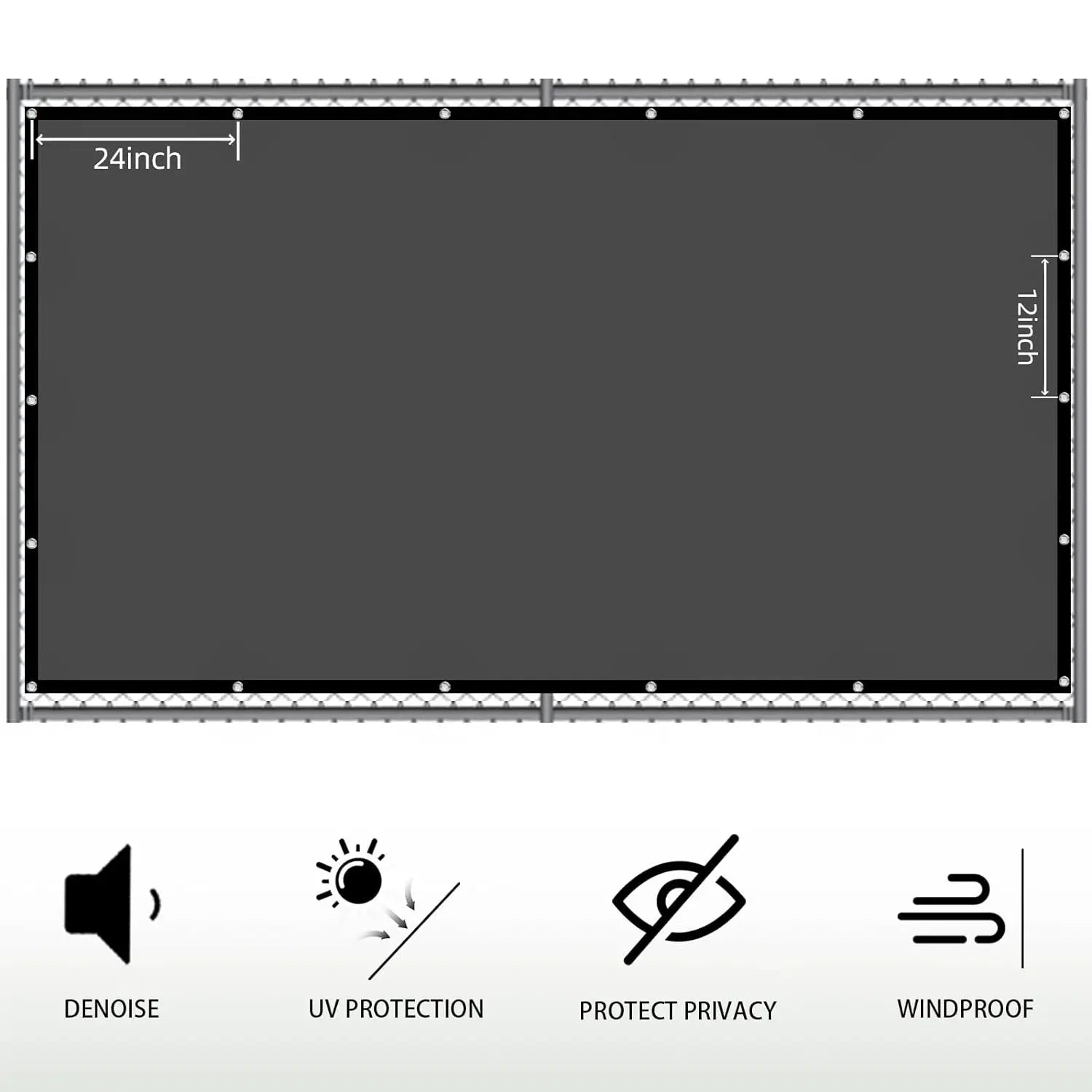 Heavy Duty Privacy Fence Screen