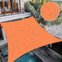 Waterproof Rectangle Shade Sail for Backyard Yard Deck Patio Garden Outdoor