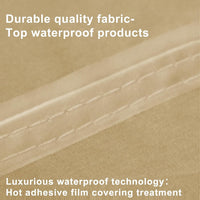 Waterproof Rectangle Shade Sail for Backyard Yard Deck Patio Garden Outdoor