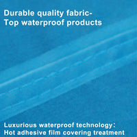 Waterproof Rectangle Shade Sail for Backyard Yard Deck Patio Garden Outdoor