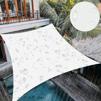 Waterproof Rectangle Shade Sail for Backyard Yard Deck Patio Garden Outdoor