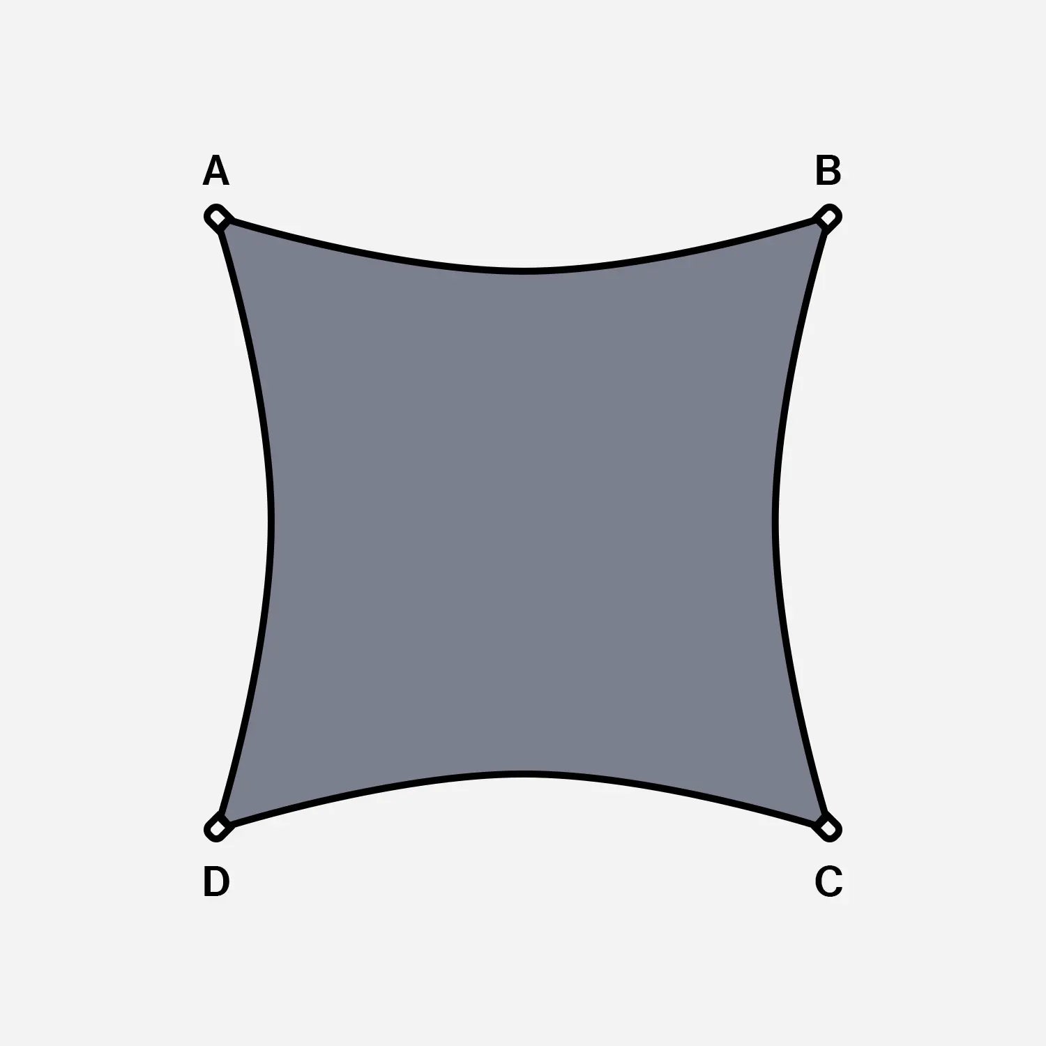 Custom-Made Square Shade Sail