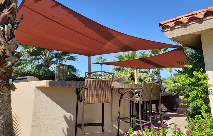 Stylish Sun Shade Sails enjoy your staying outdoors in the most charming way!