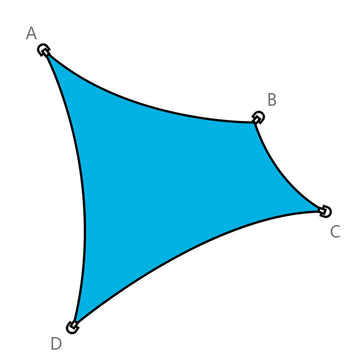 Custom-Made Trapeze Shade Sail