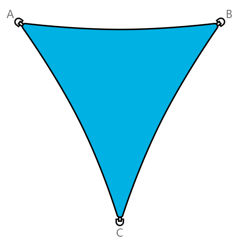 Custom-Made Triangle Shade Sail – SUNNY GUARD