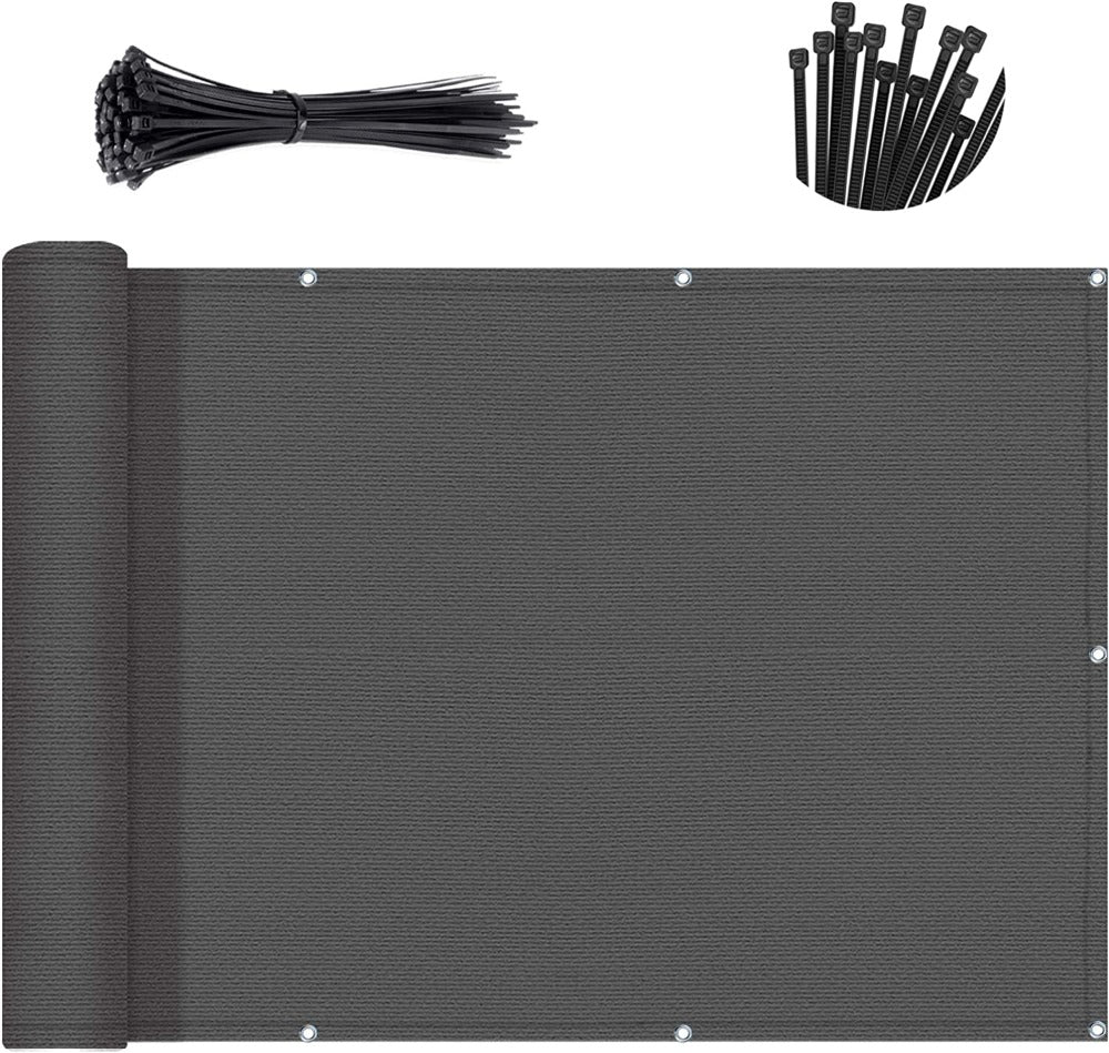 SUNNY GUARD Dark Grey Balcony Deck Privacy Screen Fence