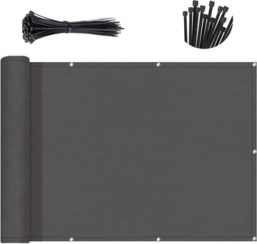SUNNY GUARD Dark Grey Balcony Deck Privacy Screen Fence
